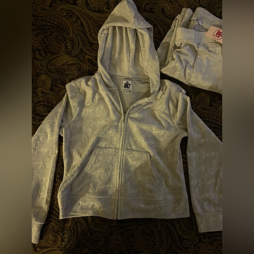 Juicy by Juicy Couture Embossed Velour Sweatsuit